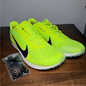 Nike Zoom Rival XC 5 Track & Field Distance Spikes Volt Men Size 12.5 New